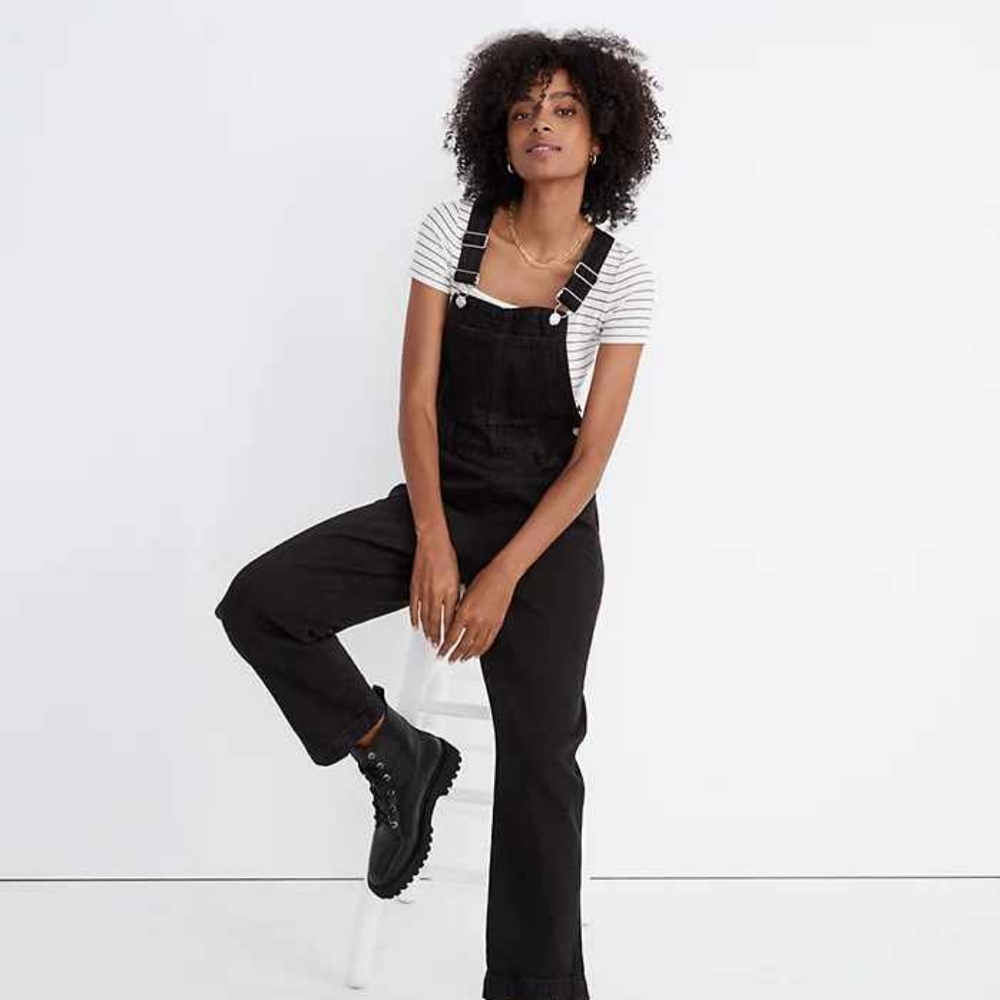 Madewell Black Overalls Size XL